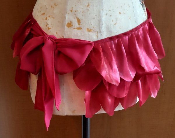 画像2: 小さめワインヒップスカーフ (2)