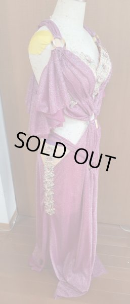 画像5: 大きいサイズラメボルドー衣装 (5)